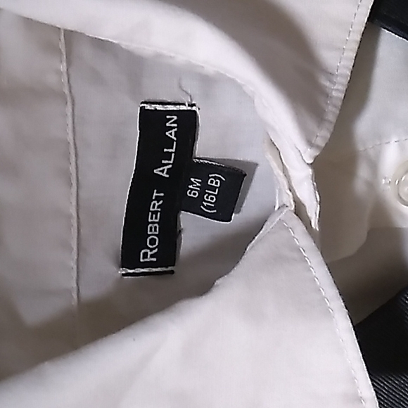 6 Months(16 pounds) Robert Allan Vest with White Dress Shirt (6 months) - Picture 3 of 9